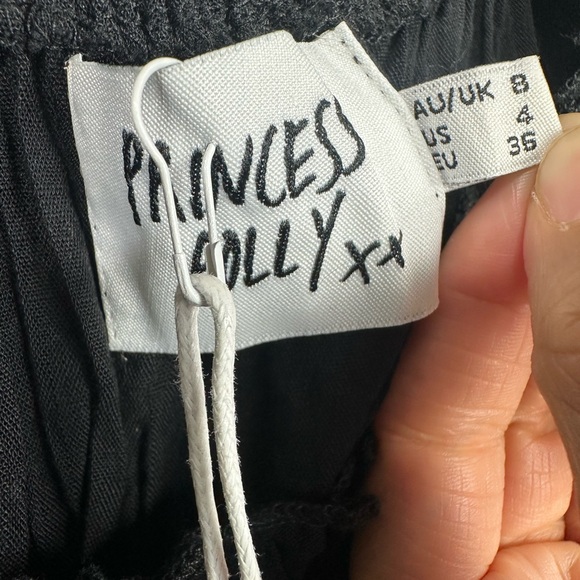 NWT The Love Galore Romper Black Ruffled Princess Polly - Picture 8 of 13